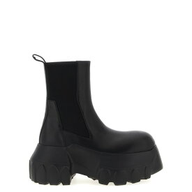 【楽天スーパーセール 最大80%OFF+P2倍~】Rick Owens リック オウエンス メンズ ブーツ RU02E1860LOO09 'Beatle Mega Tractor' ankle boots Black IT40 IT41 IT42 IT43 IT44 IT45 40 41 42 43 44 43.5 45 【送料無料・関税込】