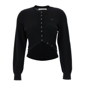 alexanderwang.t ALT_[ eB[ fB[X jbgEZ[^[EJ[fBK 4KC1253004001 'LS' cardigan Black M S yE֐ōz