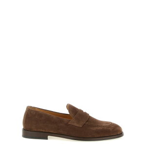 Brunello Cucinelli �u���l���E�N�`�l�� �����Y ���[�t�@�[ MZUCCLB702C7959 'Penny Loafer' loafers Brown 40 41 42 43 44 45 46 �y���������E�֐ō��z