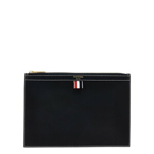 Thom Browne �g���E�u���E�� �����Y �N���b�`�o�b�O�E�|�[�` MAC019LL0044415 Small document pouch Blue onesize �y���������E�֐ō��z