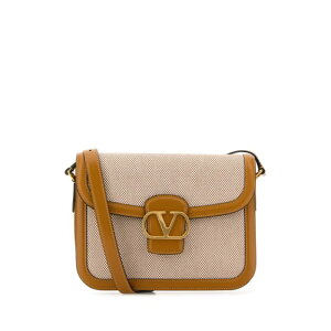 Valentino Garavani ���@�����e�B�m �����Y �n���h�o�b�O�E�V�����_�[�o�b�O 6Y2B0D05ZJEREK Two-tone canvas and leather 9TO5 shoulder bag Multicoloured onesize �y���������E�֐ō��z