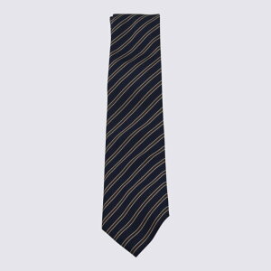 ZEGNA [jA Y lN^C Z2D05TA21P8BL2 ZEGNA Ties Blue Blue and green onesize yE֐ōz
