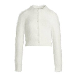 MM6 Maison Margiela �G���G���V�b�N�X ���f�B�[�X �j�b�g�E�Z�[�^�[�E�J�[�f�B�K�� S29HP0001S18269101 Maison Margiela Cropped Textured Cardigan White M L �y���������E�֐ō��z