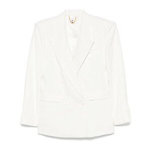 yyVC[OXӍՍő80%OFF+P2{~zElisabetta Franchi GUxb^ tL fB[X uU[EWPbg GI13253E2360 Elisabetta Franchi Jackets Ivory Light and natural 38 40 42 44 yE֐ō