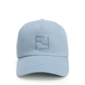 FENDI �t�F���f�B �����Y �X�q FXQ768AV92F0GLM Canvas baseball cap Light blue onesize IT0 �y���������E�֐ō��z