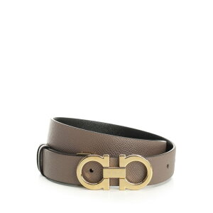 FERRAGAMO �t�F���K�� ���f�B�[�X �x���g�E�T�X�y���_�[ 23A565715198613 Reversible and adjustable Gancini belt Black IT100 IT105 IT110 IT50 IT55 IT60 IT65 IT70 IT75 IT80 IT85 IT90 IT95 95 80 90 �y���������E�֐ō��z
