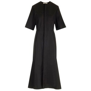 AMI Paris �A�~�p���X ���f�B�[�X �����s�[�X�E�h���X�E�I�[���C������ FDR216CO0064001 Godet midi dress Black FR36 FR38 FR30 FR32 FR34 FR40 FR42 FR44 FR46 FR48 FR50 FR52 FR54 36 38 �y���������E�֐ō��z