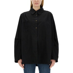 OUR LEGACY �A���[���K�V�[ ���f�B�[�X �V���c�E�u���E�X W2232MABANTIQUEBLACKPEACHEDCUPRO OVERSIZE FIT SHIRT BLACK 40 38 36 34 �y���������E�֐ō��z