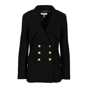 Chloe �N���G ���f�B�[�X �u���U�[�E�W���P�b�g CH25AVE22935001 Double-breasted tailored jacket Black FR30 FR32 FR34 FR36 FR38 FR40 FR42 FR44 FR46 FR48 FR50 FR52 FR54 FR56 FR58 38 40 36 �y���������E�֐ō��z