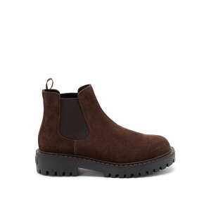 Prada �v���_ �����Y �u�[�c 2TE211103FG001F0003 Suede chelsea boots Dark Brown 9 7 7.5 8 8.5 6 �y���������E�֐ō��z