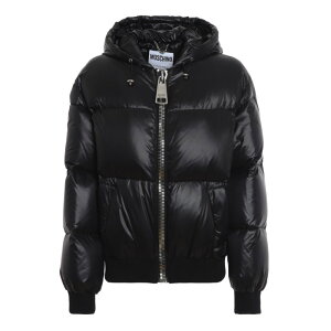 yyVubNtCf[ő80%OFF+P2{~zMOSCHINO XL[m fB[X _EWPbgER[g 052655172555 Hooded puffer jacket Black 44 40 yE֐ōz