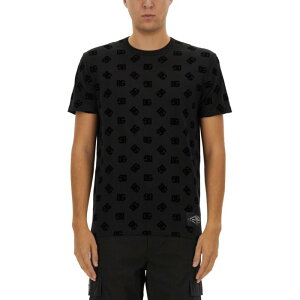 Dolce & Gabbana �h���`�F�K�b�o�[�i �����Y T�V���c�E�J�b�g�\�[ G8PT1TG7NWEN0000 COTTON T-SHIRT BLACK 50 52 48 46 54 �y���������E�֐ō��z