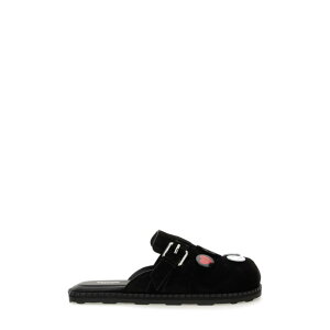 MOSCHINO ���X�L�[�m ���f�B�[�X �t���b�g�V���[�Y MA10252G0MME000A SANDALO PIN BLACK 37 36 41 38 39 40 �y���������E�֐ō��z