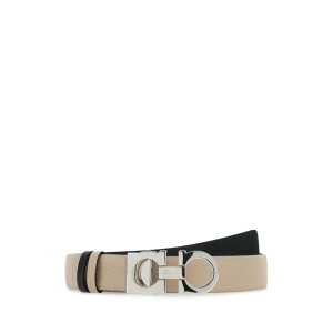 FERRAGAMO �t�F���K�� ���f�B�[�X �x���g�E�T�X�y���_�[ 23A565615288NEWBISNER VIT ERAM NEW BISQUE NEWBISQUENERO 75 80 85 90 �y���������E�֐ō��z