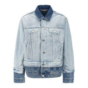 yyVC[OXӍՍő80%OFF+P2{~zStella McCartney Xe }bJ[gj[ fB[X JWAWPbg 6D03443SQH104545 Layered denim jacket Light Blue S XS M yE֐ōz