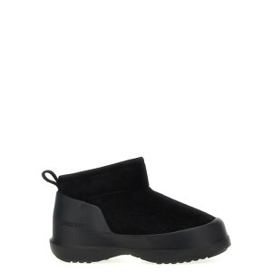 MOON BOOT ���[���u�[�c ���f�B�[�X �u�[�c 80D2480040N001 'Luna Low' ankle boots Black IT36 IT37 IT38 IT39 IT40 IT41 38 42 41 40 39 37 36 44 43 45 �y���������E�֐ō��z