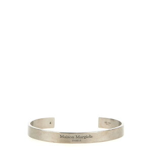 yyVC[OXӍՍő80%OFF+P2{~zMaison Margiela ] }WF Y uXbg SM1UY0066SV0158951 'Logo Reference' bracelet Silver 6 4 5 7 yE֐ōz