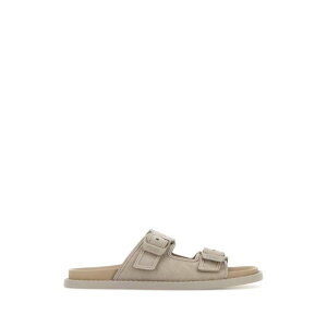 FENDI �t�F���f�B �����Y �T���_�� 7X1604AN8BF0EJB Cappuccino leather Fendi Feel slippers Beige o Tan 7 8 9 10 11 6 �y���������E�֐ō��z
