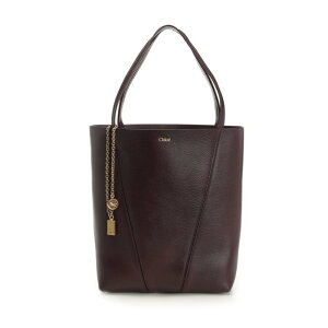 Chloe �N���G ���f�B�[�X �n���h�o�b�O�E�V�����_�[�o�b�O CHC25SS811N8455H Chloe Spin Large Hammered Leather Tote Bag Bordeaux IT0 �y���������E�֐ō��z
