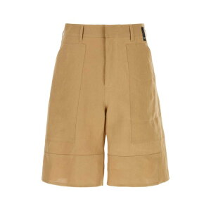 FENDI �t�F���f�B �����Y �V���[�g�p���c FB0968AR96F1MTK Camel paper bermuda shorts Camel 50 52 46 48 �y���������E�֐ō��z