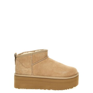 UGG AO fB[X u[c 1135092SAN 'Classic Ultra Mini Platform' ankle boots Beige US10 101/2 111/2 121/2 31/2 41/2 51/2 61/2 71/2 81/2 91/2 US11 US4 US5 US6 US7 US8 US9 6 10 8 7 11 9 5 36 37 38 39 40 12 4 41 yE֐ōz