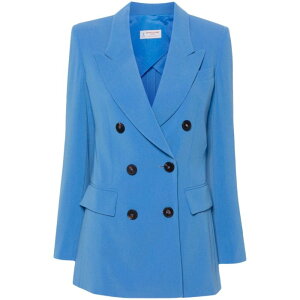 alberto biani �A���x���g �r�A�[�j ���f�B�[�X �u���U�[�E�W���P�b�g II866AC002883 Alberto Biani Jackets Blue Blue and green 40 42 44 46 �y���������E�֐ō��z