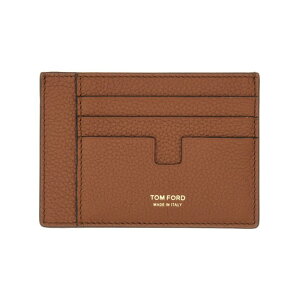 TOM FORD gtH[h Y zEJ[hP[X Y0397LCL158G1B108 LEATHER CARD HOLDER BUFF onesize yE֐ōz