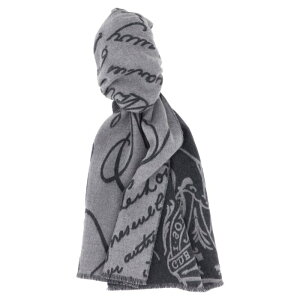 Berluti �x�����b�e�B �����Y �X�J�[�t�E�}�t���[ T29SJ120001701 'Scritto' scarf Gray onesize �y���������E�֐ō��z