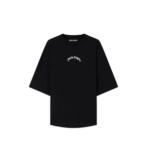 Palm Angels �p�[���G���W�F���X �����Y T�V���c�E�J�b�g�\�[ PMAA10BS26JER0071003 T-shirt Palm Angels BLACK L M S XL XS 2XL �y���������E�֐ō��z