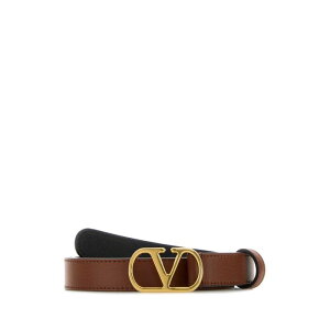 Valentino Garavani ���@�����e�B�m ���f�B�[�X �x���g�E�T�X�y���_�[ 8W2T0SM7IYRWU2 Caramel leather VLogo belt Camel 75 80 85 90 70 �y���������E�֐ō��z