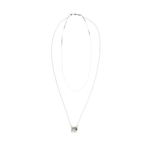 yyVX[p[Z[ ő80%OFF+P2{~zLOEWE Gx fB[X lbNX J821241X321160 Anagram Bombe Necklace Silver IT0 yE֐ōz