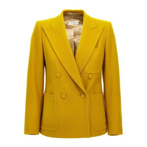 Dries Van Noten �h���X���@���m�b�e�� ���f�B�[�X �u���U�[�E�W���P�b�g 2420104039179200 Beaume Blazer Yellow 40 �y���������E�֐ō��z
