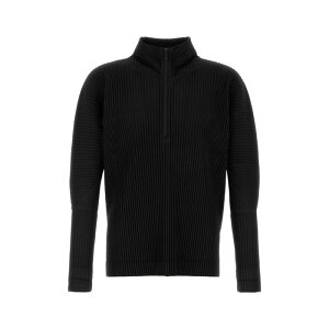 HOMME PLISSE ISSEY MIYAKE �I���v���b�Z �C�b�Z�C �~���P �����Y T�V���c�E�J�b�g�\�[ HP66JK03215 Black polyester sweatshirt Black 2 3 4 �y���������E�֐ō��z