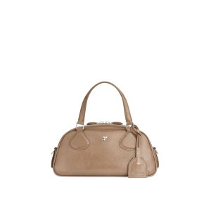 Courreges �N���[�W�� ���f�B�[�X �n���h�o�b�O�E�V�����_�[�o�b�O 325GSA167CR00431098 Friday Bowling Naplack Bag Beige onesize �y���������E�֐ō��z