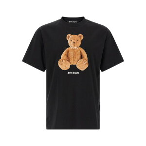 Palm Angels �p�[���G���W�F���X �����Y T�V���c�E�J�b�g�\�[ PMAA109S26JER00A10601060 'Bear' T-shirt Black L M S XL XS 2XS �y���������E�֐ō��z