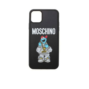 MOSCHINO ���X�L�[�m �����Y �e�b�N�A�C�e�� 797183522555 iPhone 11 Pro Max Sesame Street(C) cover in bla Black onesize �y���������E�֐ō��z