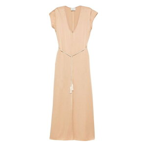 forte_forte �t�H���e �t�H���e ���f�B�[�X �����s�[�X�E�h���X�E�I�[���C������ 14554MYDRESSPAGLIERINO Forte Forte Dresses Beige Light and natural 0 1 2 3 �y���������E�֐ō��z