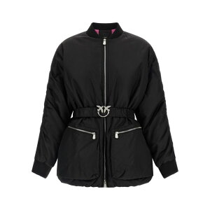 yyVC[OXӍՍő80%OFF+P2{~zPINKO sR fB[X R[g 105340A2OLZ99 'Bacon' bomber jacket Black L M S XS 2XS yE֐ōz