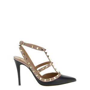 Valentino Garavani ���@�����e�B�m ���f�B�[�X �p���v�X�E�n�C�q�[�� W2S0393VODN91 Valentino Garavani 'Rockstud' pumps Black 36 36.5 37 37.5 38 38.5 39 39.5 40 41 �y���������E�֐ō��z