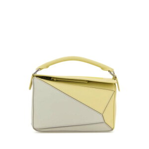 LOEWE ���G�x ���f�B�[�X �n���h�o�b�O�E�V�����_�[�o�b�O A510S21XCYPALGRELIGCIT Multicolor leather LOEWE x Josef and Anni Albers small Puzzle handbag Multicoloured onesize �y���������E�֐ō��z