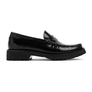 Saint Laurent �T�����[���� ���f�B�[�X ���[�t�@�[ 716556AO9VV1000 Black leather Le Loafers loafers Black 371/2 381/2 391/2 IT36 IT361/2 IT37 IT371/2 IT38 IT381/2 IT39 IT40 IT41 41 37.5 36 37 38 39 40 35 36.5 35.5 38.5 42 39.5 40.5 41.5 �y