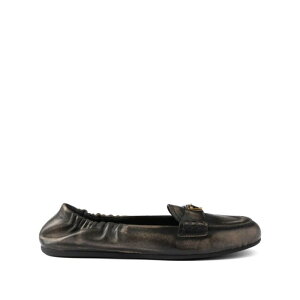 Prada �v���_ ���f�B�[�X ���[�t�@�[ 1D922NF0056H3F0002 DECONSTRUCTED AND FLEXIBLE NAPPA LEATHER LOAFERS F0002 NERO 36 37 37.5 38 39 40 41 �y���������E�֐ō��z