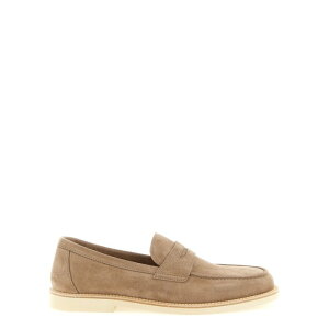 Brunello Cucinelli �u���l���E�N�`�l�� �����Y ���[�t�@�[ MZUPAIX653C4298 'Penny Loafer Light' loafers Beige IT40 IT41 IT42 IT43 IT44 IT45 IT46 40 42 44 45 41 43 42.5 46 �y���������E�֐ō��z
