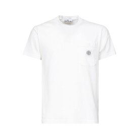 STONE ISLAND ストーンアイランド メンズ Tシャツ・カットソー K1S152100219S0057V0001 Cotton T-shirt White M L 2XL XL S 【送料無料・関税込】