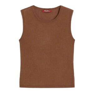 Max Mara Studio �}�b�N�X�}�[�� �X�e���f�B�I ���f�B�[�X �j�b�g�E�Z�[�^�[�E�J�[�f�B�K�� 252636616165E15 Sketches Beige XS �y���������E�֐ō��z