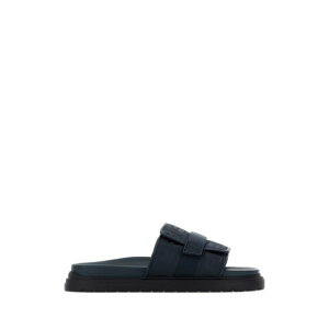 FENDI �t�F���f�B �����Y �T���_�� 7X1850AOMFF0B0Z Navy blue fabric Chunky slippers Blue 6 7 8 9 10 �y���������E�֐ō��z