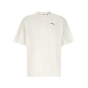 Off-White �I�t�z���C�g �����Y T�V���c�E�J�b�g�\�[ OMAA120S26JER00810001000 'Half Arrow' T-shirt White/Black L M S XL XS �y���������E�֐ō��z