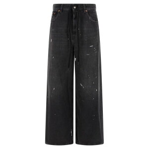 MM6 Maison Margiela �G���G���V�b�N�X ���f�B�[�X �W�[���Y S52LA0262M30011966 Patent leather stain jeans Black 25 26 27 28 24 29 �y���������E�֐ō��z