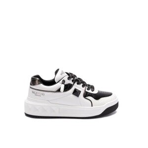 Valentino Garavani ���@�����e�B�m �����Y �X�j�[�J�[ 7Y2S0G37WRI6S0 `One Stud Xl` Leather Sneakers White 401/2 411/2 421/2 38 40 41 42 43 44 45 42.5 41.5 40.5 �y���������E�֐ō��z