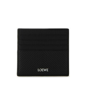 LOEWE ���G�x �����Y ���z�E�J�[�h�P�[�X C779W72X01BLACK Black leather card holder Black onesize �y���������E�֐ō��z
